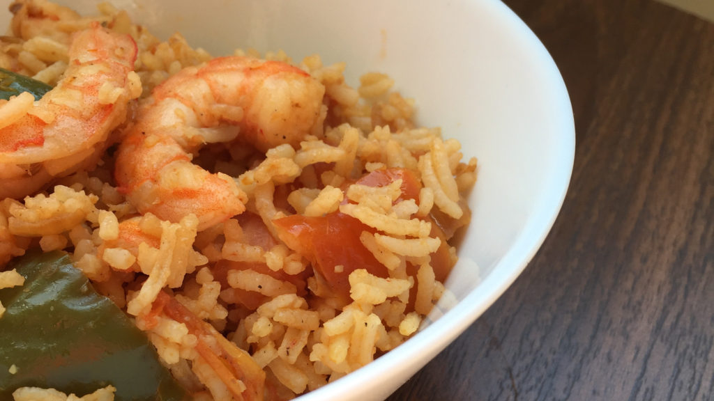 Shrimp Stir Fried Rice - Mostly Masala