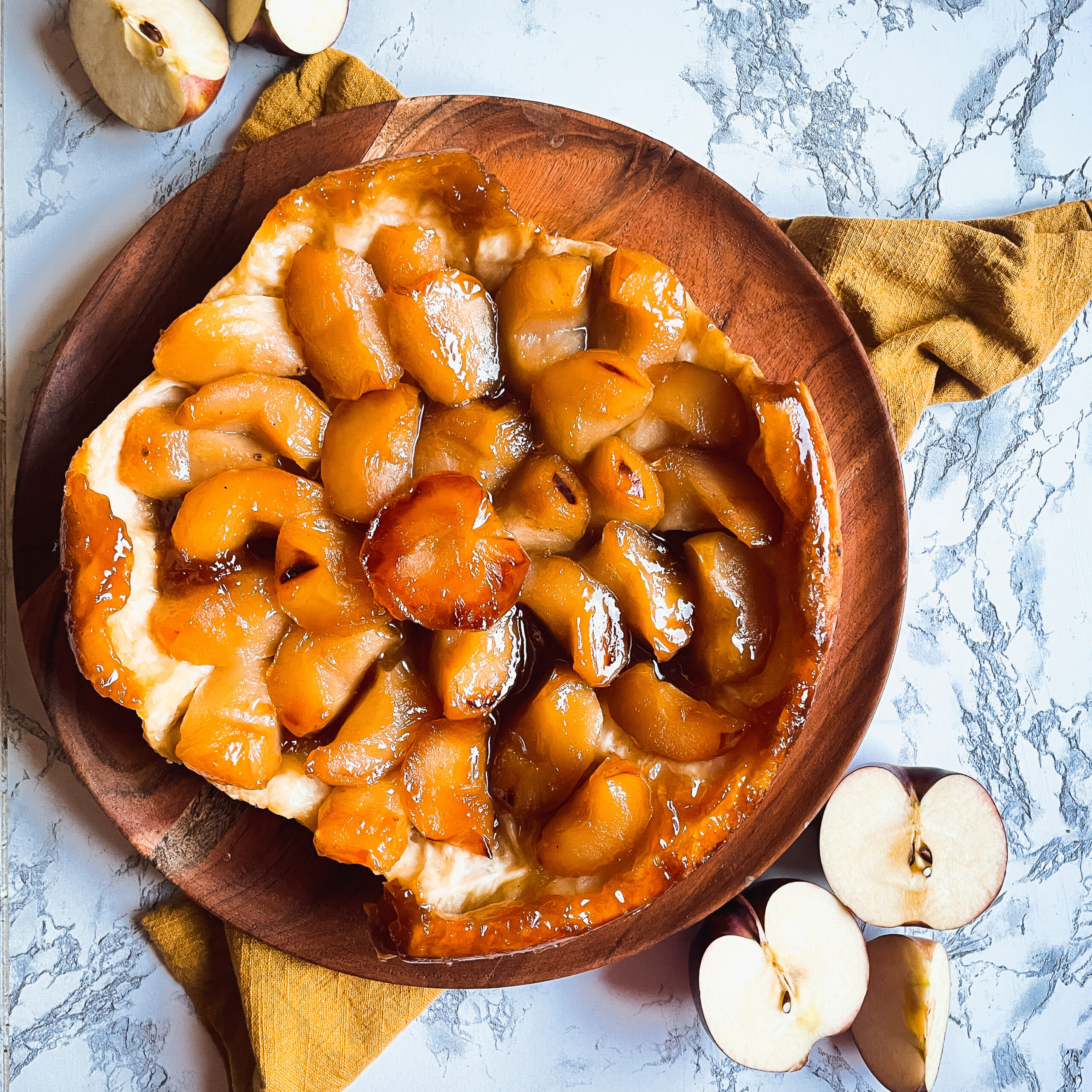 Apple Tarte Tatin for Two in a Cast Iron Skillet